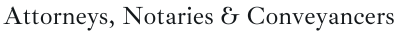 Attorneys, Notaries &amp; Conveyancers
