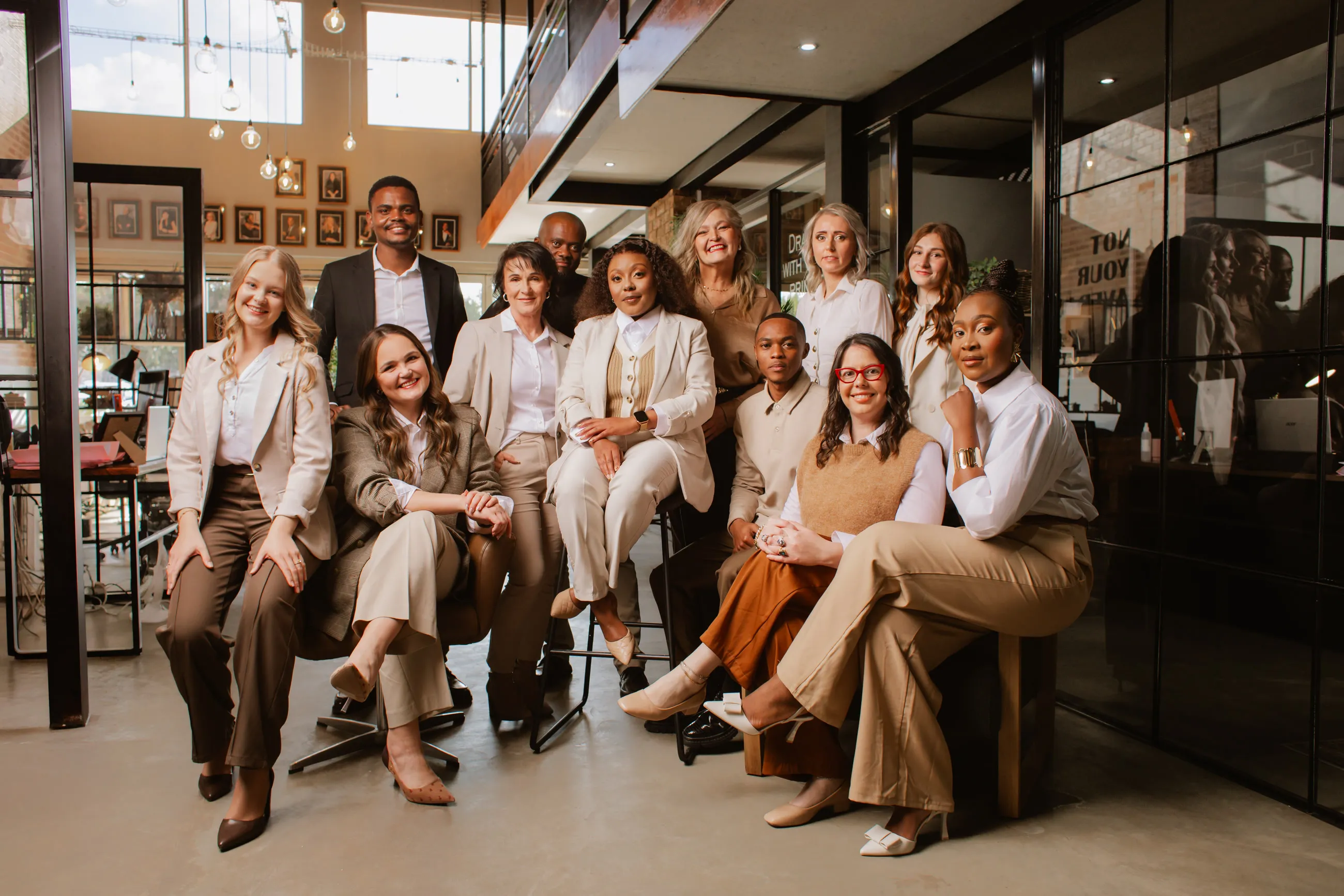 The De Jager Hattingh team in the firm's offices
